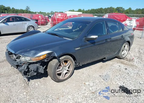 2007 Acura Tl 3.2 из США, поврежденный, VIN 19UUA66237A039892